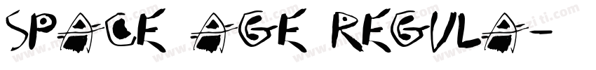 Space Age Regula字体转换
